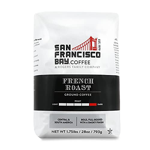 SF Bay Coffee French Roast Ground Coffee 28oz Dark Roast