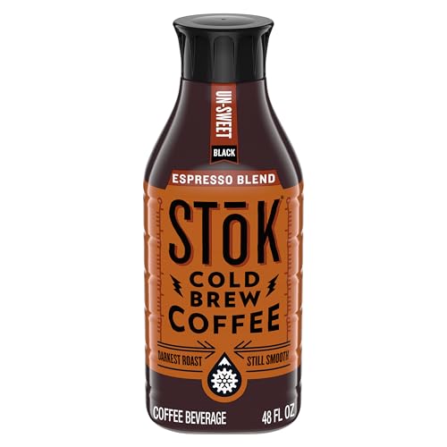 SToK Unsweetened Cold Brew Coffee - Espresso Blend 48oz