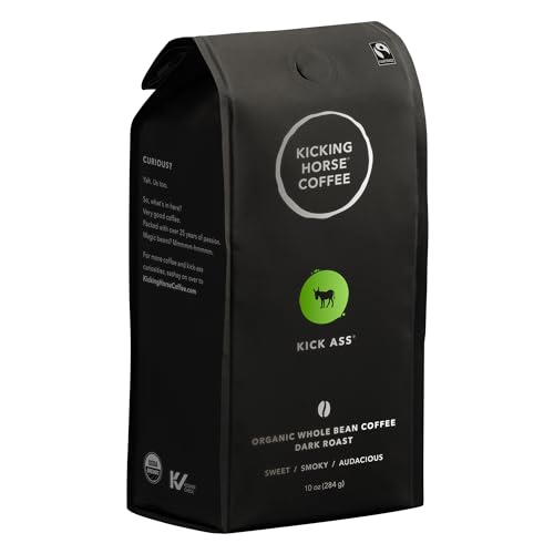Kicking Horse Kick Ass Dark Roast Whole Bean Coffee 10oz
