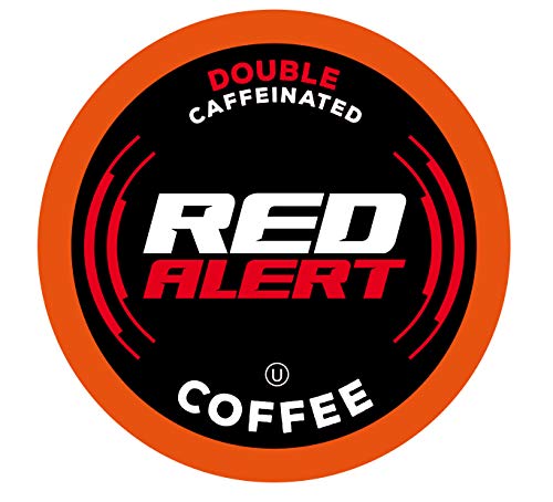 Red Alert Extra Strong Coffee Pods - 40 Count K-Cup Compatible