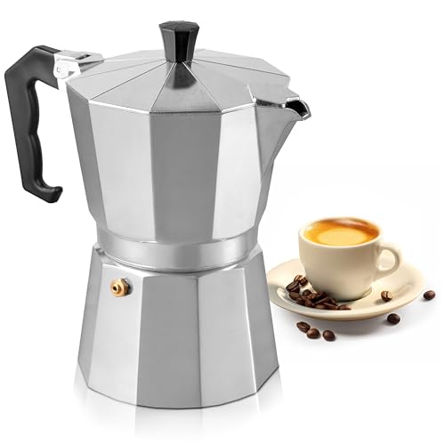 Mixpresso 3-Cup Moka Pot Stovetop Espresso Maker