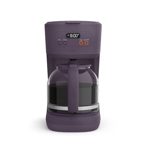 BELLA 12-Cup Programmable Coffee Maker - Plum