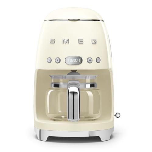 Smeg 50's Retro 10-Cup Drip Coffee Maker - Cream