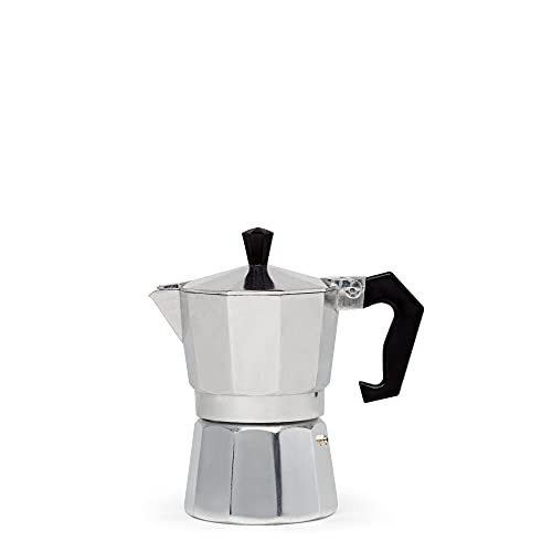 Primula Stovetop Moka Pot Espresso Maker - 3 Cup Silver