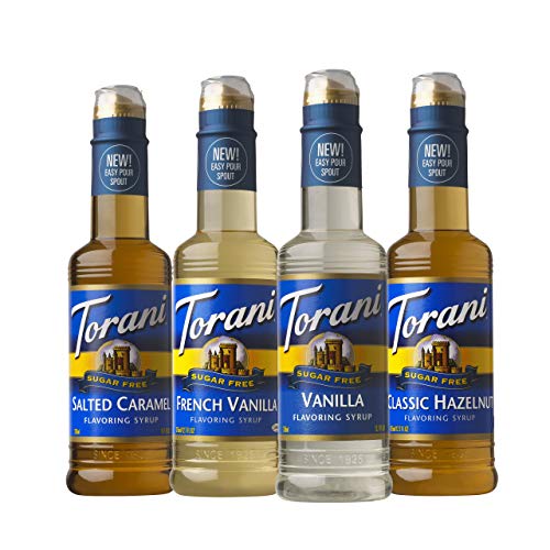 Torani Sugar-Free Coffee Syrup Variety Pack (4 Pack)