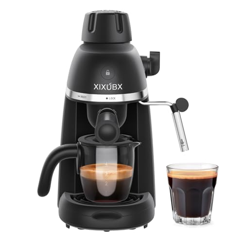 XIXUBX Compact Espresso Machine with Steam Wand