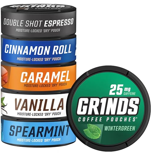 Grinds Coffee Pouches 6-Can Sampler Pack
