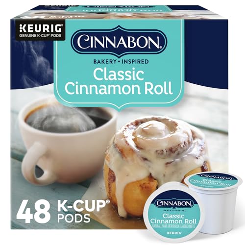 Cinnabon Classic Cinnamon Roll K-Cup Pods (48 Count)