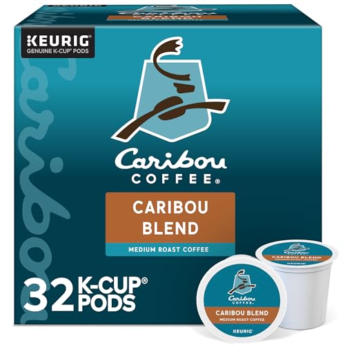 Caribou Coffee Medium Roast K-Cup Pods, 32 Count