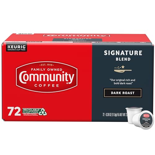 Community Coffee Signature Blend Dark Roast K-Cups 72ct