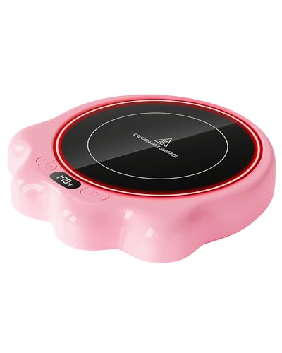 Gaiatop Cat Paw Mug Warmer with Digital Display - Pink