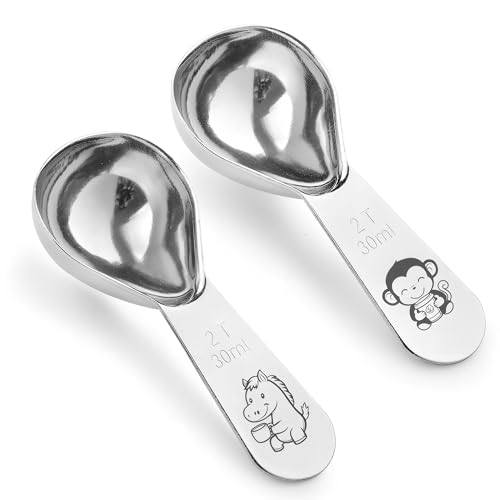 VRUIFA Stainless Steel Coffee Measuring Spoons Set (2)