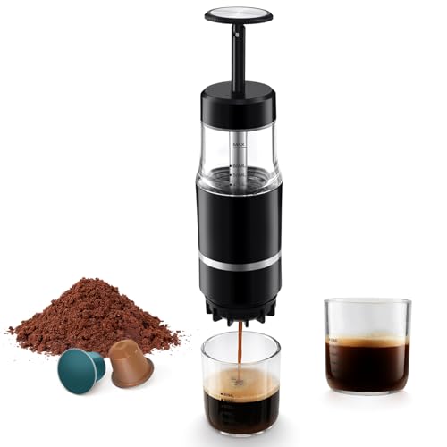 PHCOHIDO Portable Manual Espresso Maker for Travel