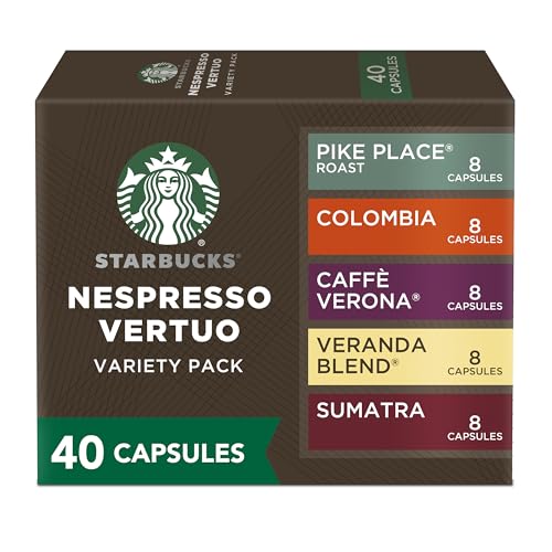 Starbucks Nespresso Vertuo Coffee Pods Variety Pack