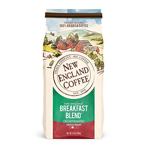 New England Coffee Breakfast Blend Decaf Ground 10oz