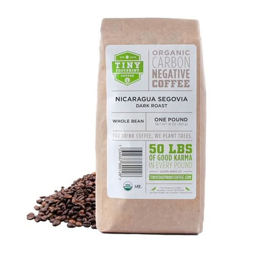 Tiny Footprint Coffee Nicaragua Segovia Dark Roast Whole Bean - 16oz