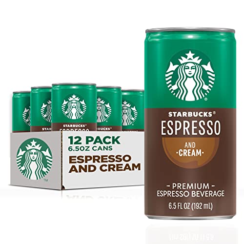 Starbucks Espresso & Cream RTD Coffee Cans 12-Pack
