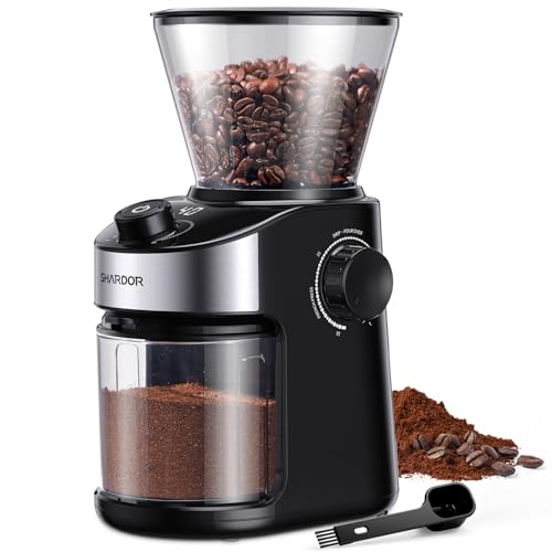 SHARDOR Burr Coffee Grinder with 32 Grind Settings