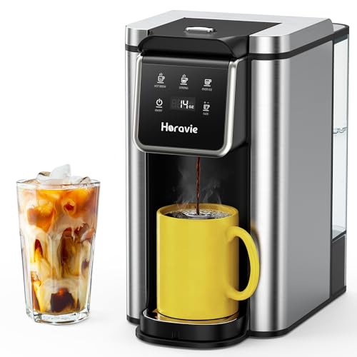 Horavie Single Serve Coffee Maker K-Cup & Ground Coffee