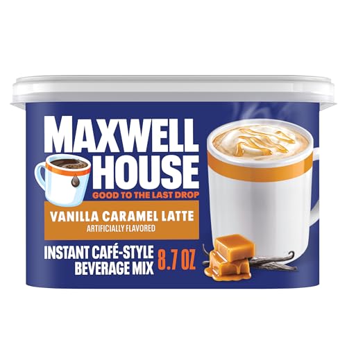 Maxwell House Vanilla Caramel Latte Instant Mix 8.7oz