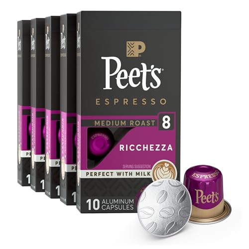 Peet's Ricchezza Nespresso Compatible Capsules 50ct