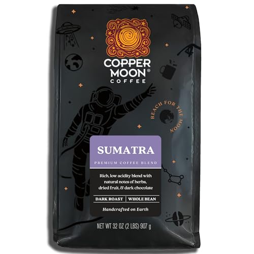 Copper Moon Sumatra Dark Roast Whole Bean Coffee 2lb