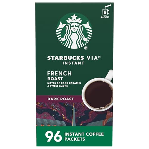 Starbucks VIA French Roast Instant Coffee 8-Pack