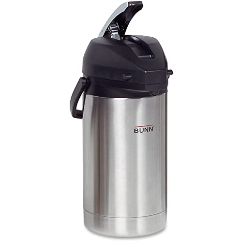 BUNN 3-Liter Stainless Steel Coffee Airpot Dispenser