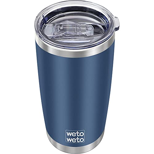 WETOWETO 20oz Insulated Travel Tumbler - Navy Blue