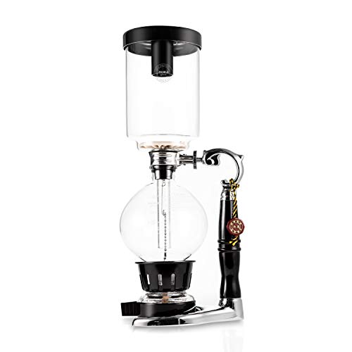 Yama Glass 5-Cup Tabletop Siphon Coffee Maker