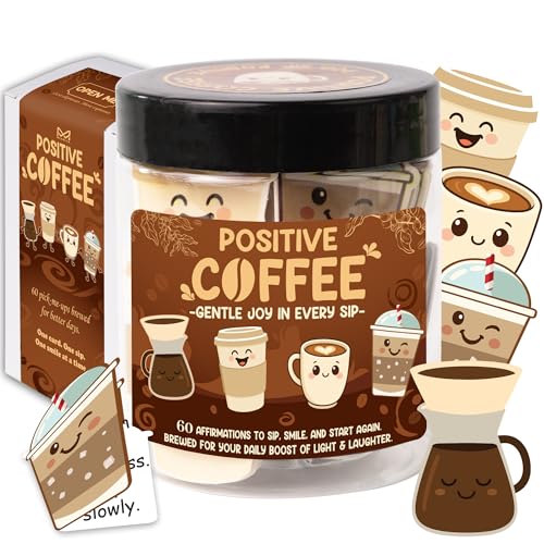 Miarita Emotional Support Coffee Jar with 60 Messages