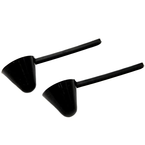 Chef Craft Plastic Coffee Scoop Set - 2 Pack Black