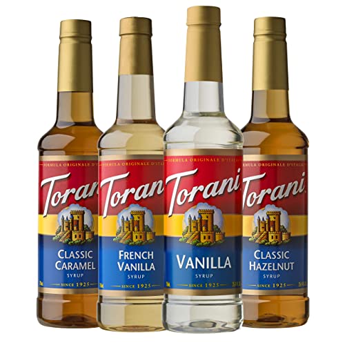 Torani Coffee Syrup Variety Pack - 4 Flavors