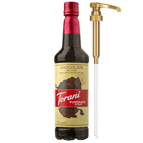 Torani Chocolate Milano Syrup - 25.4 oz with Pump