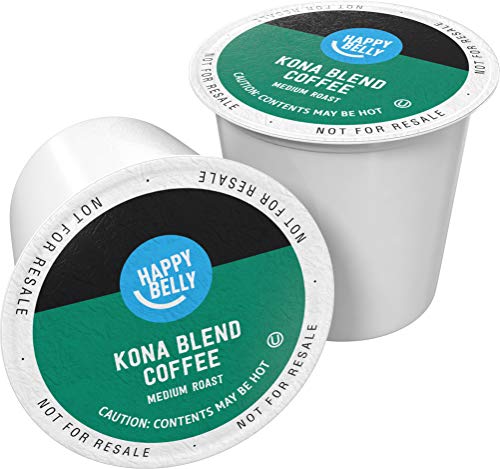 Happy Belly Kona Blend Coffee Pods, Medium Roast, 100ct
