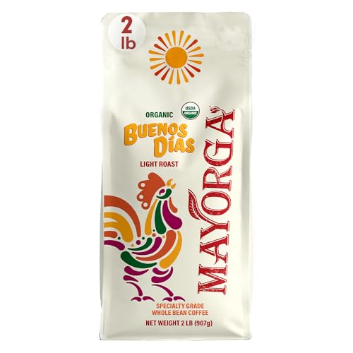 Mayorga Buenos Dias Light Roast Whole Bean Coffee 2lb