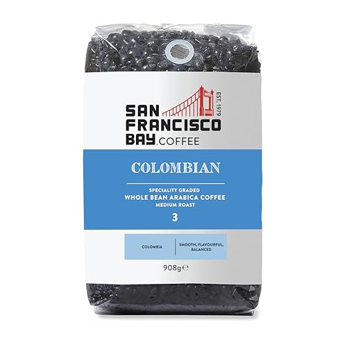 San Francisco Bay Colombian Supremo Medium Roast Whole Bean Coffee, 2 lb