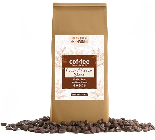 Coconut Cream Blend Whole Bean Coffee - Medium Roast, 1 lb