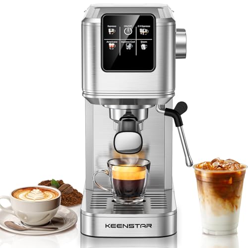 KEENSTAR 20-Bar Espresso Machine with Touch Screen