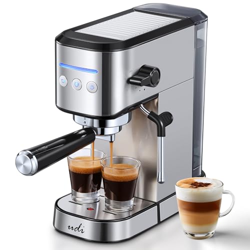 UDI Espresso Machine with Milk Frother - 20 Bar