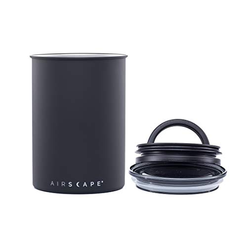 AirScape Coffee Canister Medium Matte Black