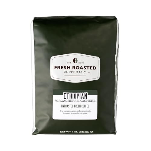 Ethiopian Yirgacheffe Green Coffee Beans - 5 Pound
