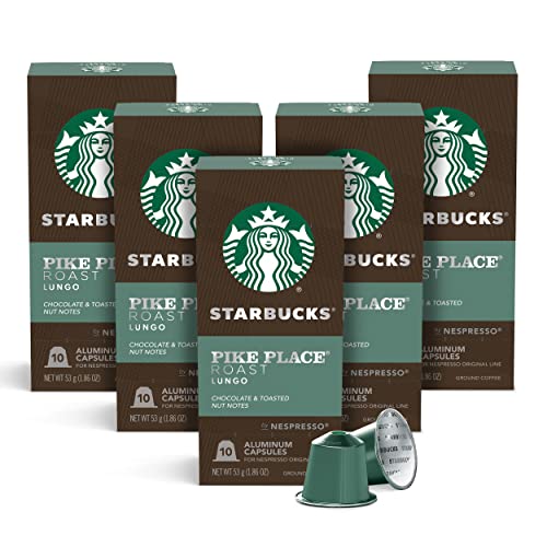 Starbucks Pike Place Nespresso Pods Medium Roast 50-Count