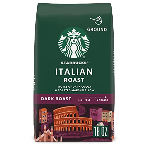 Starbucks Italian Roast Dark Ground Coffee 18oz