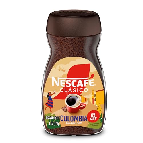 NESCAFÉ CLÁSICO Colombian Medium Roast Instant Coffee 6oz
