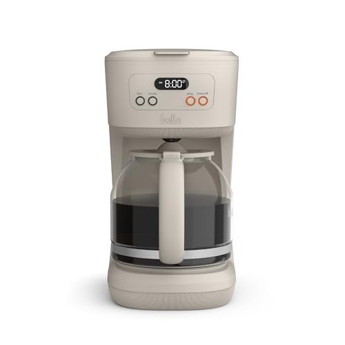 BELLA 12-Cup Programmable Coffee Maker with LCD Display