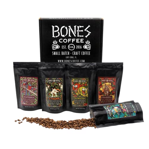 Bones Coffee World Tour Sample Pack - 5 Single Origins