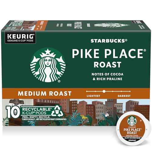 Starbucks Pike Place K-Cups Medium Roast (10 Count)