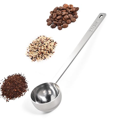 Doosu Stainless Steel Coffee Scoop with Long Handle
