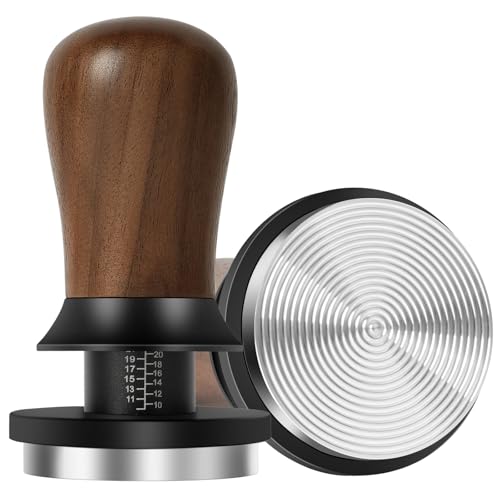 PUSEE 53.3mm Calibrated Espresso Tamper with Springs